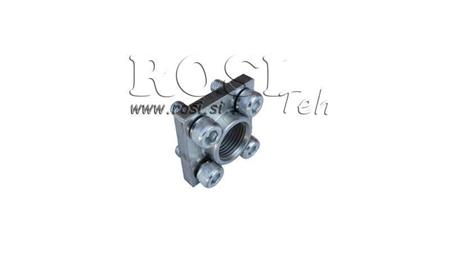 CONNEXION DE TUYAU 3/8 - FLANGE PLATE fi 30