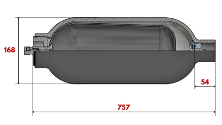 ACCUMULATEUR HYDRAULIQUE 10 LIT