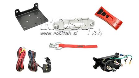 VERRICELLO ELETTRICO 12 V DWH 4500 HD - 2041 kg - CORDINO SINTETICO