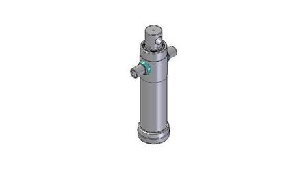 3023F -TELESCOPISK CYLINDER STANDARD/HUL 2 TRIN BEVÆGELSE 695 DIAMETER 95