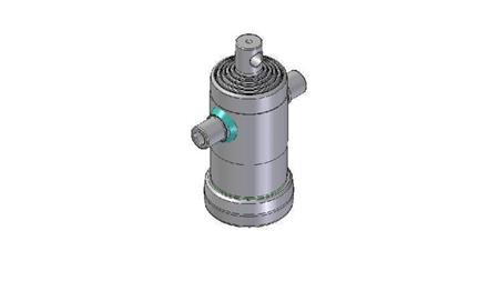 3091F -CILINDRO TELESCOPICO STANDARD/HOLE 5 STADI CORSO 840 FI 124