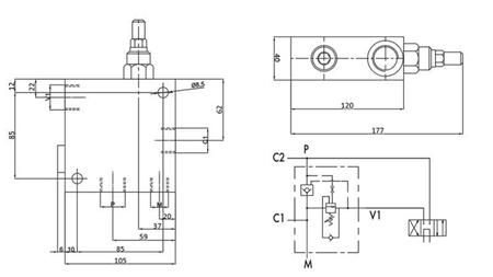 DOBBEL HASTIGHET VENTIL KUBE HI-LO VRSP V1230 95lit - 350bar