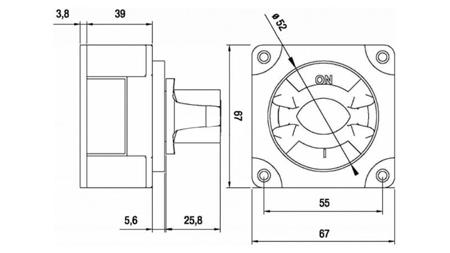 INTERrUTTORE PRINCIPALE 1POLI METAL 300A