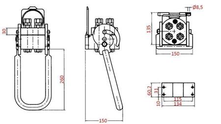 ACCOPPIAMENTO MULTI-VELOCE 4 vie BSP1/2 PARTE MOBILE