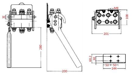 ACCOPPIAMENTO MULTI-FASTER 6 vie BSP1/2 PARTE FISSA