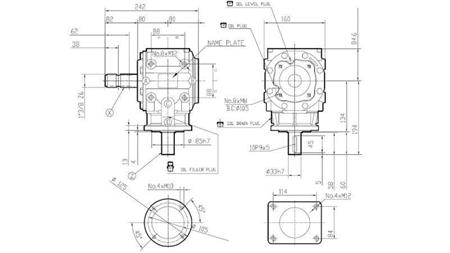RIDUTTORE ANGOLARE T-310J 1:3 (30HP-22kW)