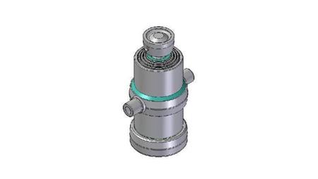 4070S -TELESCOPISK CYLINDER STANDARD/BOLD 4 TRIN SLAG 1030 DIAMETER 170