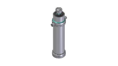 5010S -TELESCOPISK SYLINDER STANDARD/KULE 5 TRINN SLAG 3490 DIAMETER 190