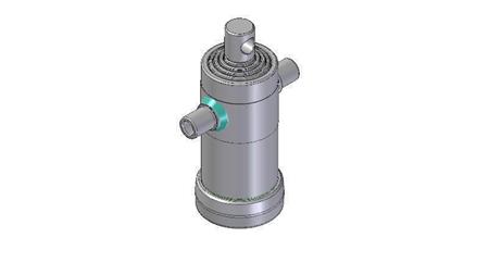 5020F -TELESCOPIC CYLINDER STANDARD/HOLE 5 STAGES STROKE 680 FI 112
