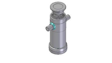 5023S - TELESCOPISCHE CYLINDER STANDAARD/BAL 5 FASES SLAAG 1290 DIAMETER 112