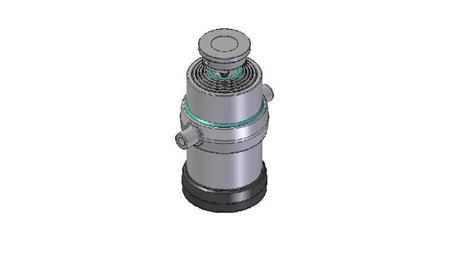 5032S -CILINDRO TELESCOPICO STANDARD/BALL 5 STADI CORSO 1450 DIAMETRO 215