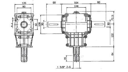 INGRANAGGIO ANGOLARE PTO-R22T 1:2 (23HP-17kW)