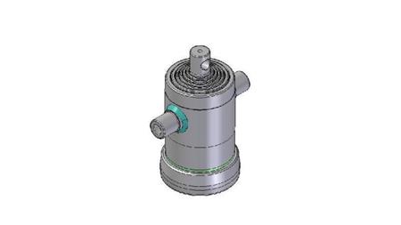 6006F -CILINDRO TELESCOPICO STANDARD/BUCO 6 STADI CORSO 1000 FI 152