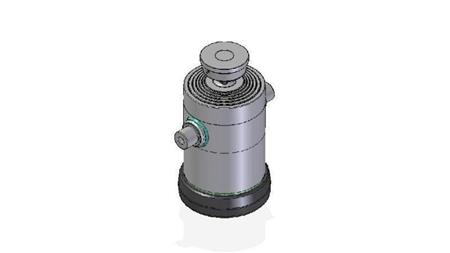 6084S - TELESCOPISCHE CYLINDER STANDAARD/BAL 6 FASES SLAG 1960 DIAMETER 300