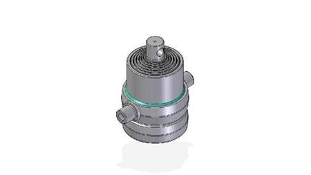 7016F -CILINDRO TELESCOPICO STANDARD/BUCO 7 STADI CORSO 1345 FI 190