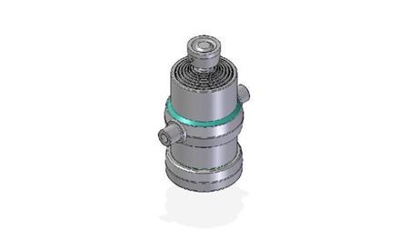 7018S - CILINDRO TELESCOPICO STANDARD/PALLA 7 STADI CORSO 1800 DIAMETRO 190