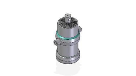 7019F - CILINDRO TELESCOPICO STANDARD/HOLE 7 STADI CORSO 2045 DIAMETRO 190