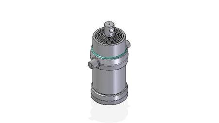 7053F -CILINDRO TELESCOPICO STANDARD/BUCO 7 STADI CORSO 2555 FI 215