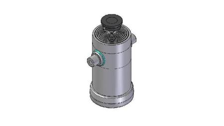 8035S -TELESCOPISK SYLINDER STANDARD/KULE 8 TRINN SLAG 3180 DIAMETER 270