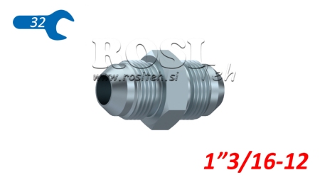 HYDRAULICKÝ DVOJITÝ SKRUTKOVÝ SPOJ JIC74° 1”3/16-12 1”3/16-12