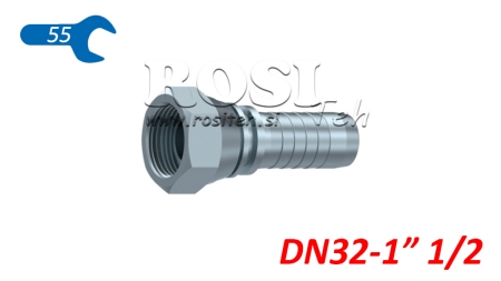 RACCORD HYDRAULIQUE BSP FEMELLE DN32-1 1/2