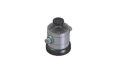 9050S -CYLINDRE TÉLESCOPIQUE STANDARD/BALLE 9 ÉTAPES DÉPLACEMENT 2022 DIAMÈTRE 300