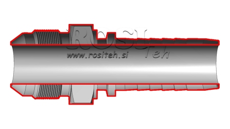 CONNEXION HYDRAULIQUE AGJ JIC74° MALE DN16-1” 1/16-12