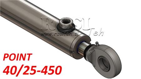 point de cylindre hydraulique 40/25-450