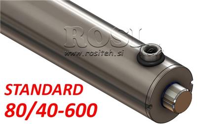 HYDRAULISK SYLINDER STANDARD 80/40-600