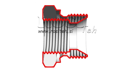ADAPTATEUR HYDRAULIQUE MALE-FEMELLE 1 1/4-1