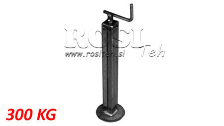 THREADED SUPPORT LEG (HEIGHT 630MM - STROKE 255MM) - 300KG