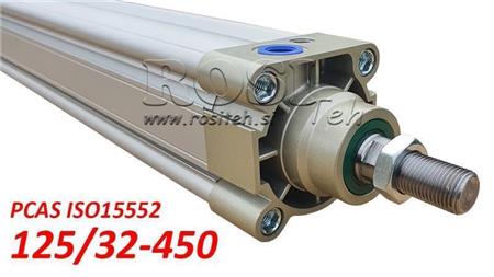 PNEUMATISK SYLINDER PCAS 125/32-450 BE ISO15552