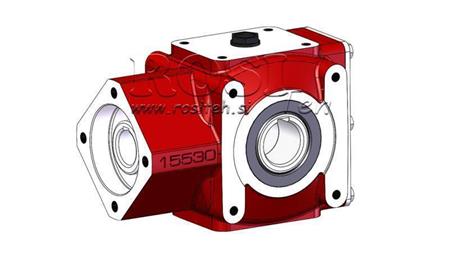 TANDWIELKAST - TANDWIELKAST RT100 VOOR HYDRAULISCHE MOTOR MP/MR/MS RATIO 3.1:1