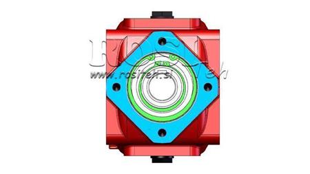 TANDWIELKAST - TANDWIELKAST RT100 VOOR HYDRAULISCHE MOTOR MP/MR/MS RATIO 3.1:1