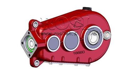 RIDUTTORE - MOLTIPLICATORE RT320 PER MOTORE IDRAULICO MP/MR/MS relazioni 29,5:1