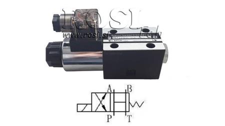 VANNE ÉLECTRO MAGNÉTIQUE HYDRAULIQUE CETOP 3 12/24/230V 3A