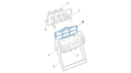 COUVERCLE POUR MULTI-FASTER 6VOIES