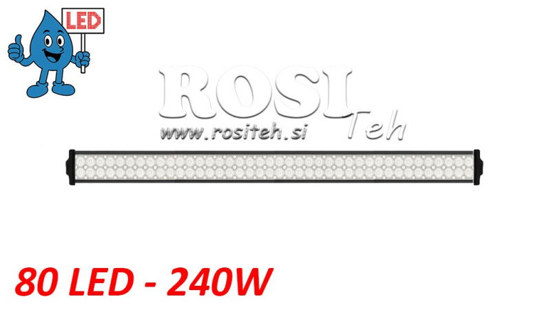 LED TYÖVALO - VALO 80 LED 240W 12V-24V COMBO 106CM MEGA