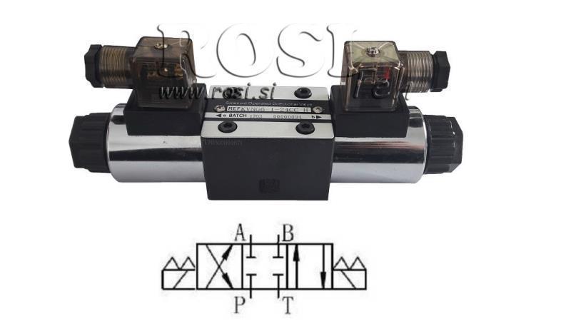 VANNE ÉLECTRO MAGNÉTIQUE HYDRAULIQUE CETOP 3 12/24/230V N1