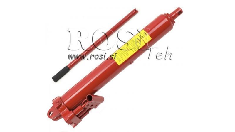 CILINDRO IDRAULICO 8Ton CON POMPA MANUALE CORSO 510 mm