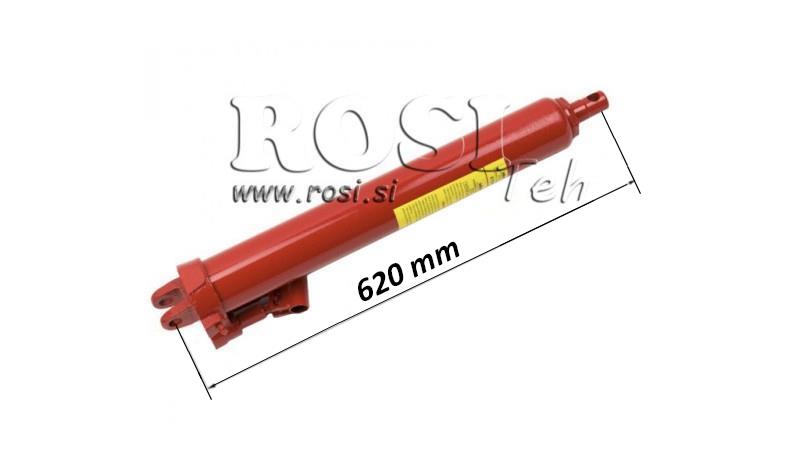 CILINDRO IDRAULICO 8Ton CON POMPA MANUALE CORSO 550 mm