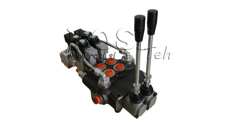 VALVOLA IDRAULICA 2xP80 - EO 12V