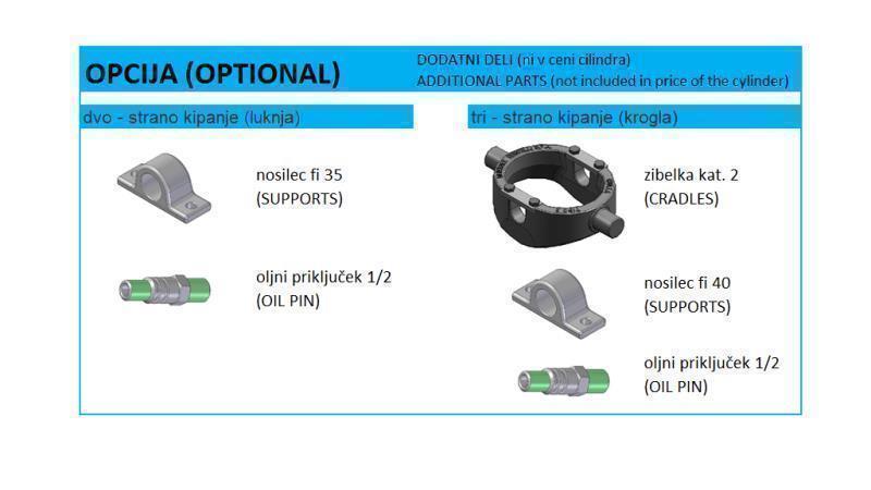 ATTREZZATURA AGGIUNTIVA POSSIBILE